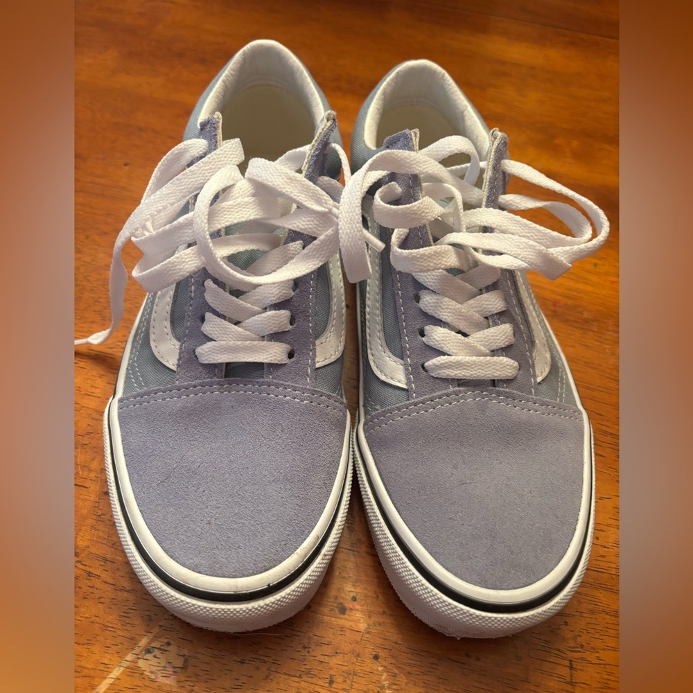 Vans Old Skool Skate Shoe - Dusty Blue